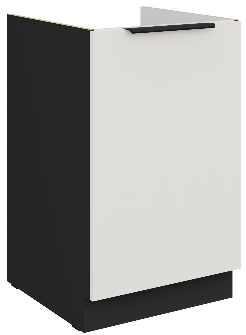 q7qw8ubjropvhiwo6km9w1pphbcr Επιδαπέδιο ντουλάπι νεροχύτη Arianna 50 ZL 1F BB-Λευκό - Image 1