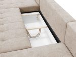 Γωνιακός καναπές Fabio U-Μπεζ - Image 6