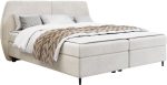 Επενδυμένο κρεβάτι Madryt-180 x 200-Εκρού