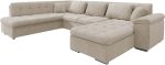 Γωνιακός καναπές Niko-Εκρού-Δεξιά
