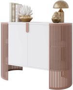 Μπουφές Fikoli II-Χάλκινο-Λευκό - Image 3