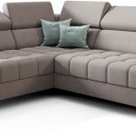 Γωνιακός καναπές Calyra-Γκρι-Αριστερή