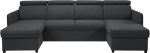 Γωνιακός Καναπές Barcelo U-Ανθρακί - Image 4