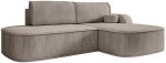 Γωνιακός Καναπές Koro-Δεξιά-Γκρι Σκούρο