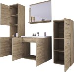 Σετ μπάνιου Malo-Ανθρακί - Φυσικό - Image 4