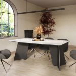 Τραπέζι Moneto Επεκτεινόμενο-Λευκό - Image 2