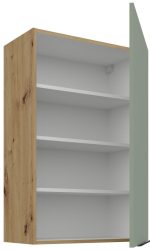 Κρεμαστό ντουλάπι Arianna 60 G 90 1F-Φυστικί - Image 2