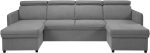 Γωνιακός Καναπές Barcelo U-Γκρι - Image 4