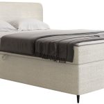 Επενδυμένο κρεβάτι Boho II-160 x 200-Εκρού