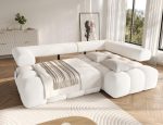 Γωνιακός Καναπές Velly-Λευκό-Δεξιά - Image 2