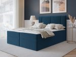 Επενδυμένο Κρεβάτι Michelle-160 x 80-Μπλε - Image 2