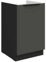 Επιδαπέδιο ντουλάπι νεροχύτη Arianna 50 ZL 1F BB-Γκρι