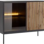 Μπουφές Sento K104 Mini-Φυσικό - Μαύρο