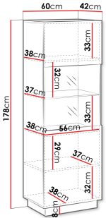 Βιτρίνα Liverti-Λευκό - Image 3