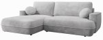Γωνιακός Καναπές Fuego-Αριστερή-Γκρι Ανοιχτό