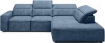 Γωνιακός καναπές Cenedra-Μπλε-Δεξιά