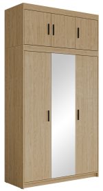 Ντουλάπα Elena 3DM Plus-Φυσικό