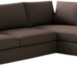 Γωνιακός καναπές Carla-Αριστερή-260φ 200β-Σοκολατί