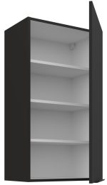 Κρεμαστό ντουλάπι Arianna 50 G 90 1F-Μαύρο - Image 2