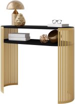 Κονσόλα Fikoli III-Μαύρο - Χρυσό - Image 4