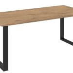 Τραπέζι Kingsale-185 x 90-Φυσικό σκούρο