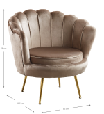 Πολυθρόνα Moli-Mpez Anoixto - Image 3