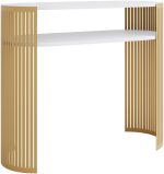 Κονσόλα Fikoli III-Λευκό - Χρυσό