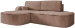 Γωνιακός Καναπές Koro-Αριστερή-Καφέ
