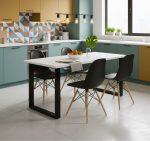 Τραπέζι Kingsale-138 x 67-Leuko - Image 2