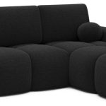 Γωνιακός Καναπές Vitalo-Μαύρο-Δεξιά