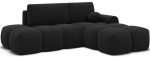Γωνιακός Καναπές Vitalo-Μαύρο-Δεξιά