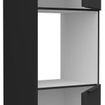 Επιδαπέδιο ντουλάπι Arianna 60 DP 210 2F-Μαύρο