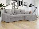 Γωνιακός καναπές Kris-Γκρι Ανοιχτό - Image 2