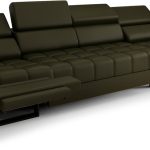 Καναπές Calyra Relax Lthr Τετραθέσιος-Λαδί