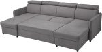 Γωνιακός Καναπές Barcelo U-Γκρι - Image 5