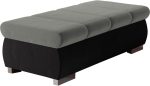 Πουφ Bangkok Plus-Γκρι - Μαύρο