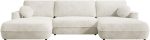 Γωνιακός Καναπές Fuego U-Λευκό - Image 4