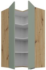 Κρεμαστό ντουλάπι γωνιακό Arianna 60x60 GN 108 2F-Φυστικί - Image 2