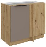 Επιδαπέδιο ντουλάπι Arianna 105 ND 1F BB-Γκρέζ