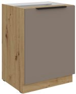 Επιδαπέδιο ντουλάπι Arianna 60 D 1F BB-Γκρέζ