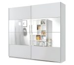 Ντουλάπα Συρόμενη Delta II-221 x 61 x 210 εκ.-Λευκό