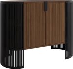 Μπουφές Fikoli-Καφέ - Μαύρο