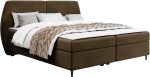 Επενδυμένο κρεβάτι Madryt-180 x 200-Καφέ