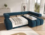 Γωνιακός Καναπές Velly-Μπλε-Δεξιά - Image 2
