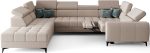 Γωνιακός καναπές Calyra Max I Relax-Μπεζ-Αριστερή