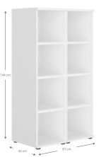 Βιβλιοθήκη Organizer II-Leuko - Image 3