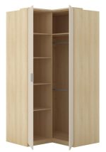 Γωνιακή ντουλάπα Raton-Φυσικό – Μπεζ - Image 4