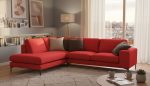 Γωνιακός καναπές Senso-Δεξιά-270φ 200β εκ.-Κόκκινο - Image 2