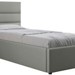 Επενδυμένο Κρεβάτι Lutko-Γκρι-120 x 200