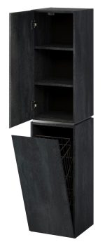 Κρεμαστή στήλη μπάνιου Dalmo III-Μαύρο - Image 2